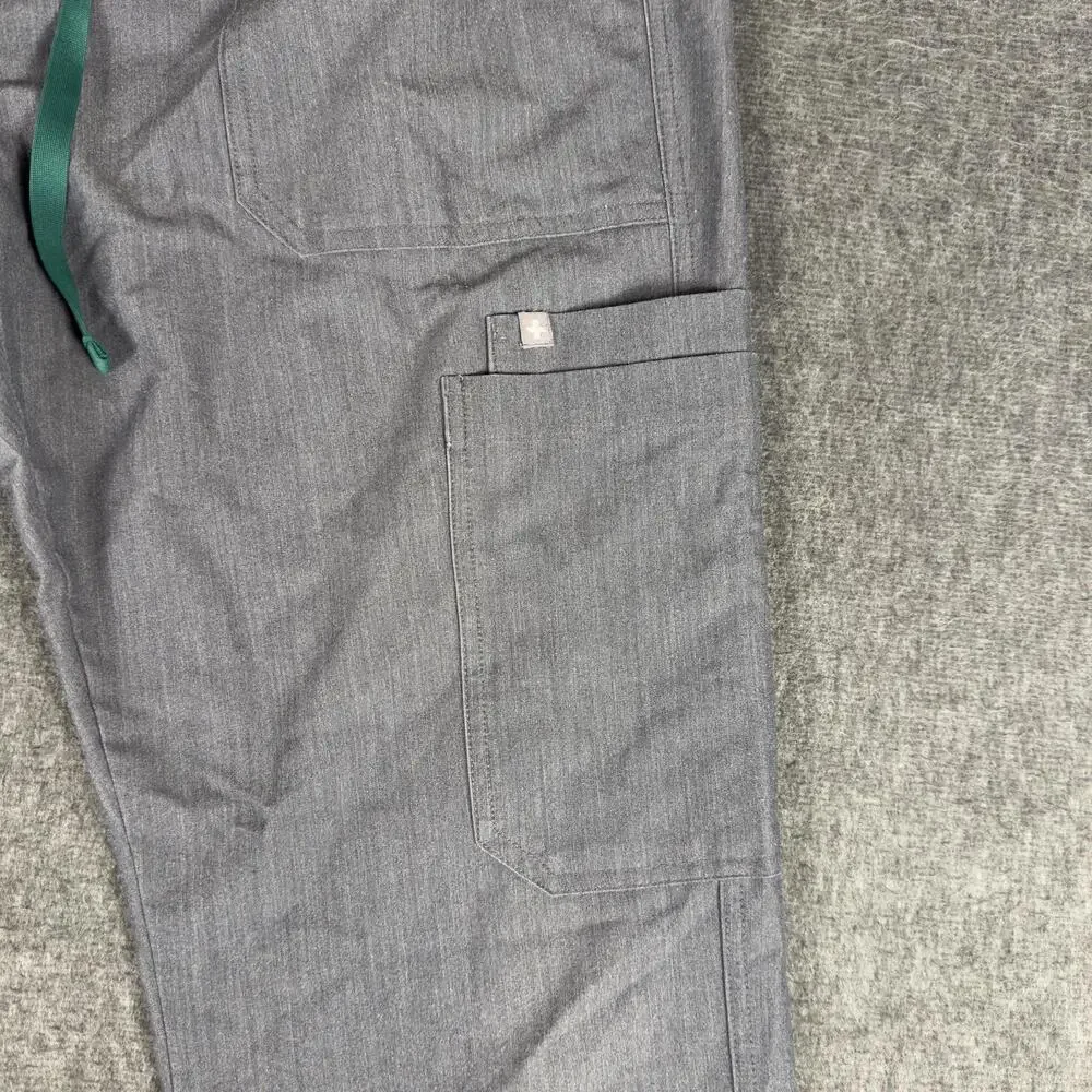 FIGS Cargo Pants Mens 37x29 Gray Technical Collection Scrub Workwear Stretch